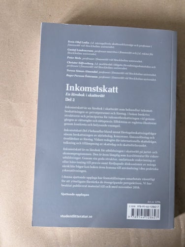 Inkomstskatt Del 2 av Sven-Olof Lodin, Gustaf Lindencrona, Peter Melz, Christer