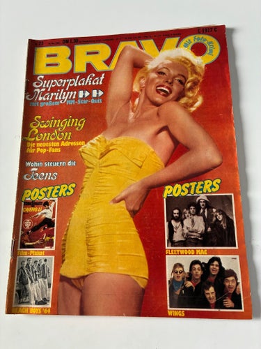 Bravo tidningen Marilyn Monroe