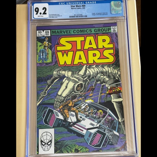 CGC 9.2 Star Wars #69 af David Michelinie, 1983