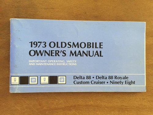 1973 Oldsmobile Owner's Manual