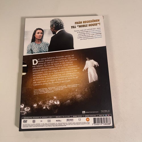 DVD - Catherines Dröm. Sidney Sheldon. Memories of Midnight. 2 disc
