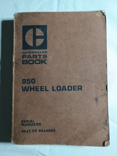 Caterpillar parts book 950 wheel loader 43J1 to 43J4063 Handbook Reservdelsbok