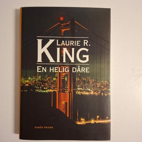 En helig dåre av King, Laurie R (inb) 1996 mkt fint ex.