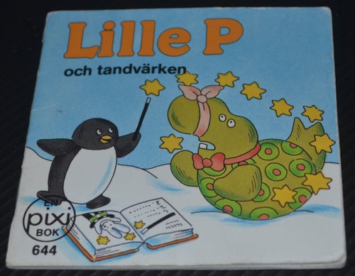 Äldre Pixibok Lille P och tandvärken
