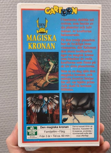 Den Magiska Kronan (1989) VHS svenskt tal