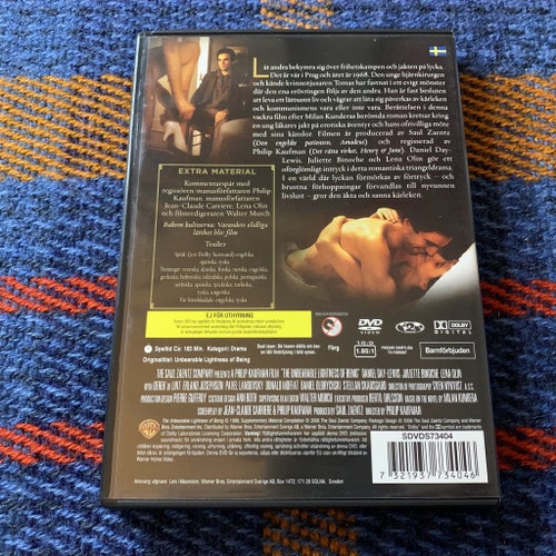 Varats olidliga lätthet | DVD | Milan Kundera Daniel Day-Lewis Lena Olin