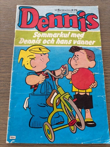 Dennis serietidning nr 6 1981