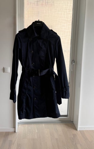 Morris Lady blå trenchcoat, storlek 36