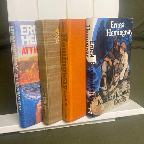 Ernest Hemingway x4 böcker
