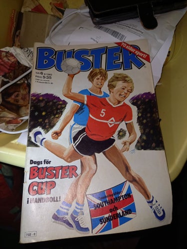Säljer 6st BUSTER tidningar från 1982. Perfekt för samlaren!