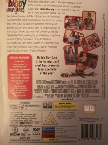 Daddy Day Care (2003) Steve Carr med Eddie Murphy och Anjelica Huston.