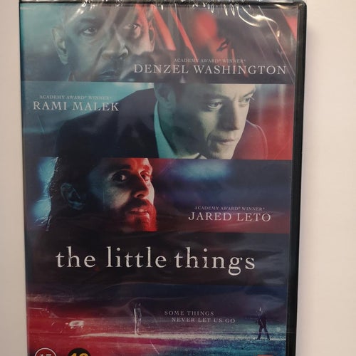 DVD The Little Things Jared Leto Denzel Washington Rami Malek INPLASTAD