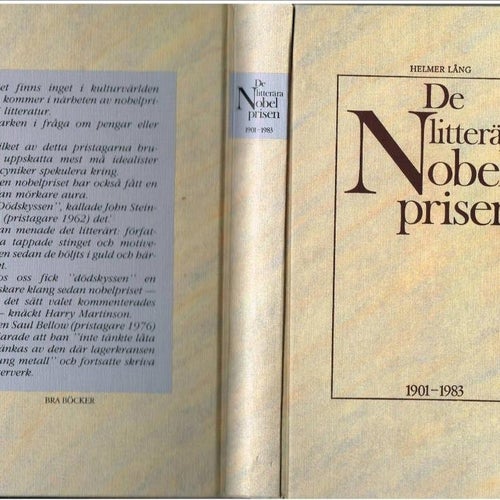 DE LITTERÄRA NOBELPRISEN 1901-1983 - Helmer Lång