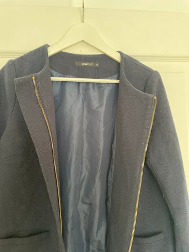 Gina Tricot mörkblå kappa, storlek 36