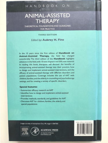 Animal-Assisted Therapy Handbook: Aubrey H. Fine, 2010