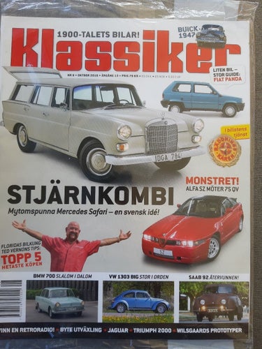 Klassiker nr 8 2016: Fiat Panda, Mercedes Safari, Alfa SZ vs 75 QV, BMW 700
