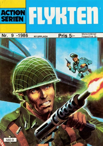 Actionserien Serietidning 1986 nr 9 – Flykten (Oläst arkivex)