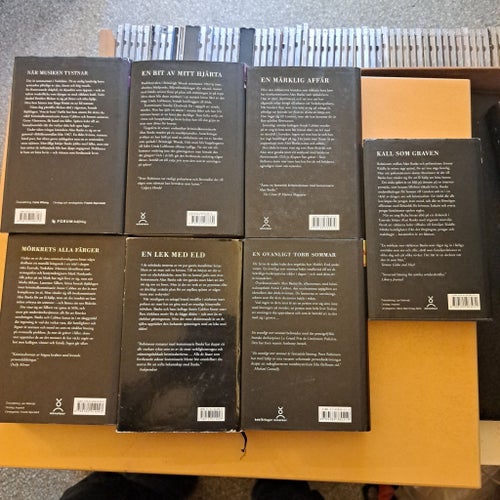 (P150) Peter Robinson Deckare - Samling av 7 böcker