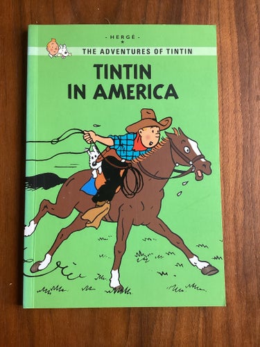 Tintin in America Engelsk utgåva och två Tintin DVD’s