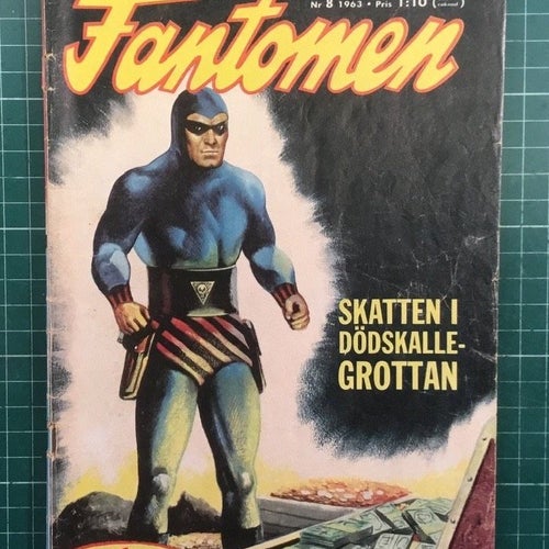 Fantom Tidning nr 8 1963 - Skatten i Dödskallegrottan
