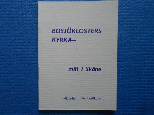 Bosjöklosters kyrka 1974 Gert Lyngmark