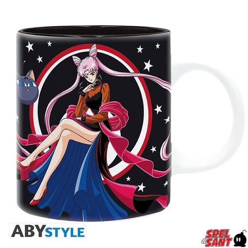 Sailor Moon vs Black Lady Ceramic Mug