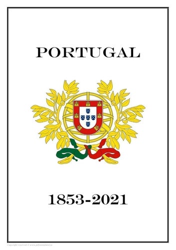 PORTUGAL 1853 - 2021 PDF STAMP ALBUM PAGES INGA FRIMÄRKEN!!