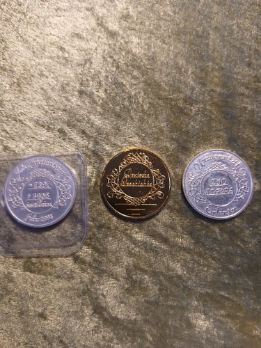 Jubileumsmedaljer 1993 - Johannes Gutenberg, Bertolt Brecht, Friedrich Alexander