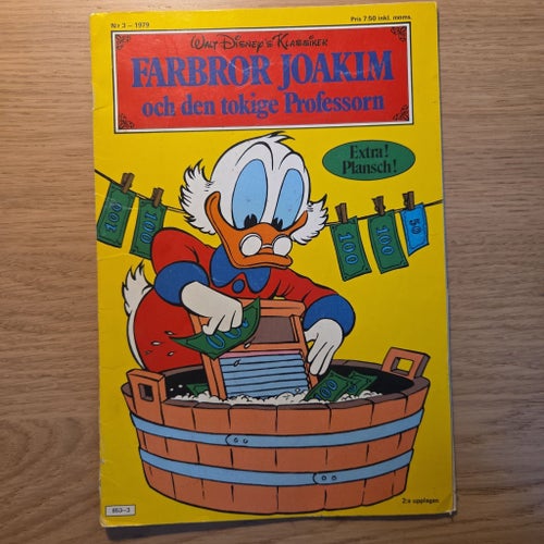 Walt Disney's Klassiker: Farbror Joakim och den tokige Professorn, 1979 nr 3