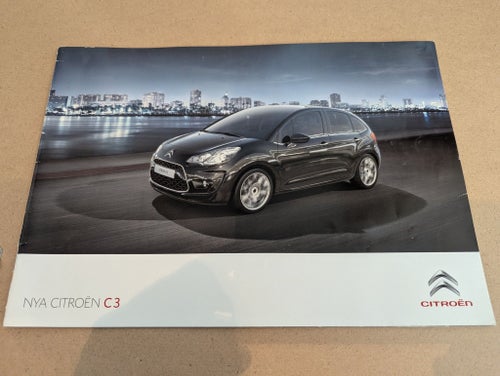 Citroën C3 Broschyr katalog försäljnings broschyr bilkatalog
