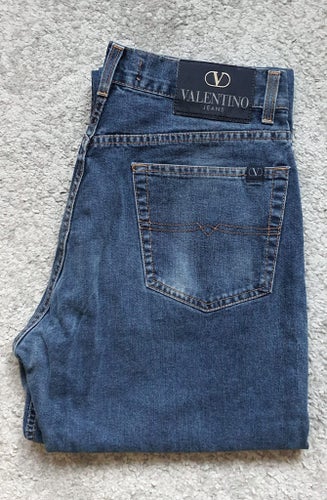 Valentino Jeans blåa jeans, storlek 32