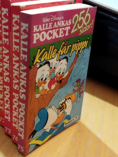 Kalle Ankas pocket 75 Walt Disney's Kalle får pippi. Fine