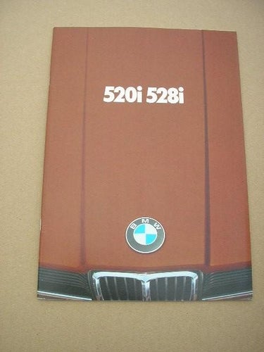 Försäljningsbroschyr BMW 520 i 528 i