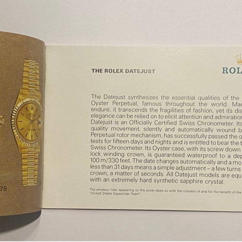 Rolex Datejust 6/1986