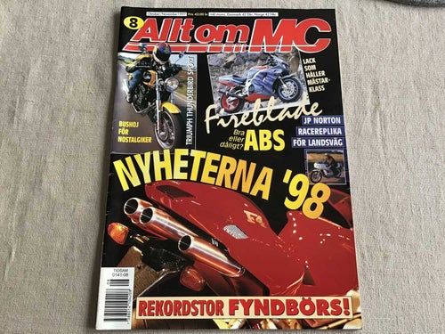 ALLT OM MC NR 8 1997 QNYPPLINGS MC,TRIUMPH,NORTON,HD TRIKE,MOTO GUZZI,EL MC