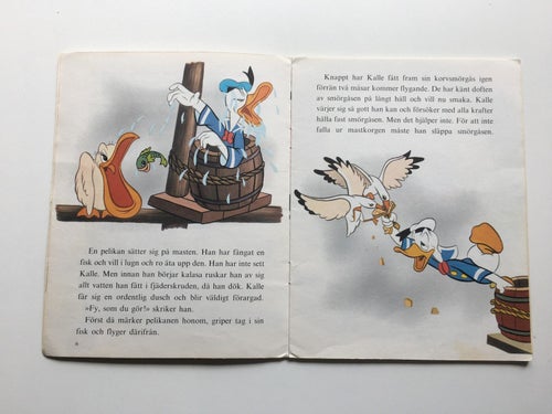 med KALLE ANKA på djuphavsfiske - WALT DISNEY´s STJÄRNBÖCKER