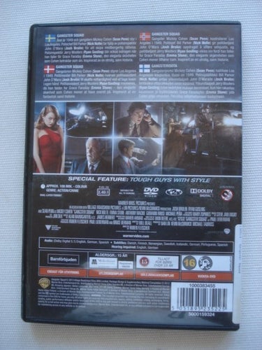 DVD Gangster Squad med bl.a. Josh Brolin, Ryan Gosling och Nick Nolte