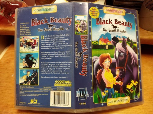 Black beauty den svarta hingsten. VHS