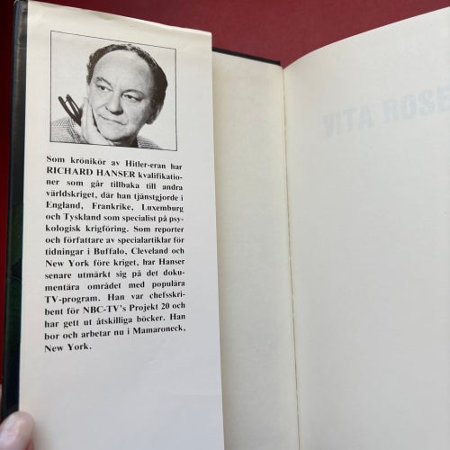VITA ROSEN ett ädelt förräderi Richard Hanser 1984