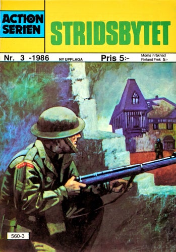 Actionserien Serietidning 1986 nr 3 – Stridsbytet (Oläst arkivex)