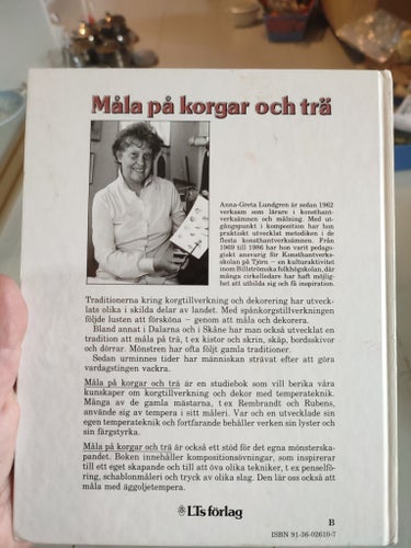 Måla på korgar och trä - Anna-Greta Lundgren (1990)