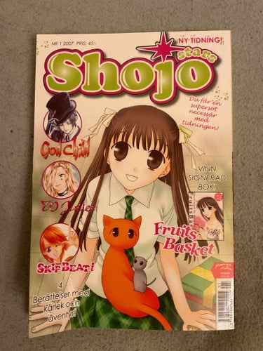 Shojo Stars tidning ~ 2007.01 - Första numret! svenska manga anime antologi