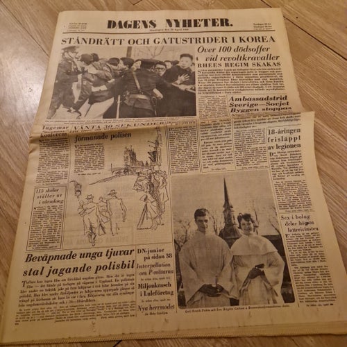 Dagens Nyheter 20 April 1960