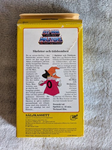 He-Man and the Masters of the Universe - Skeletor och tidsbomben VHS