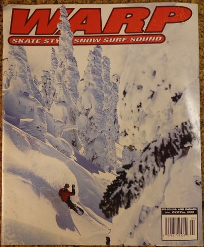 Warp Magazine - Skate Snow Surf Style Sound - Vol.6 No.6 - Febr. 1998 - Vintage
