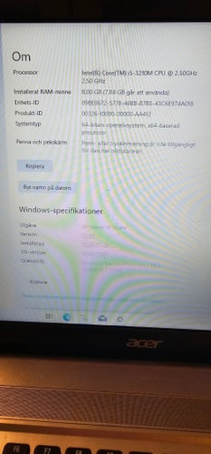 Acer Aspire V3-571G Core i5 bärbar dator testat