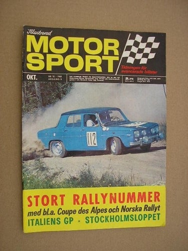 IMS / Illustrerad Motorsport 1968 Nr. 10