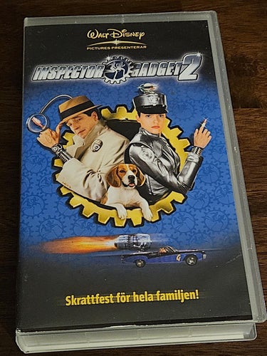 INSPECTOR GADGET 2 .VHS) SVENSK TEXT