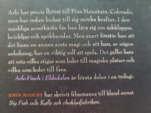 ARLO FINCH - I ELDSDALEN, JOHN AUGUST 2018