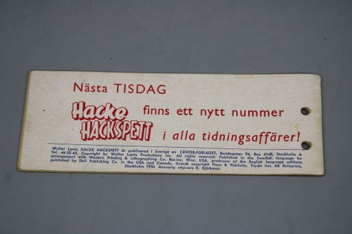 Hacke Hackspett Nr 35 1956